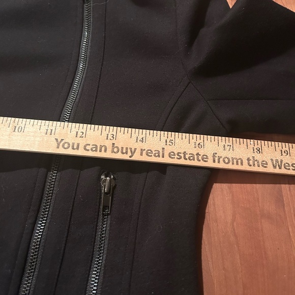 Moto jacket with leather trim - Picture 7 of 9